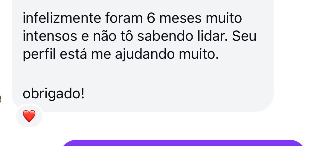 Depoimento via WhatsApp